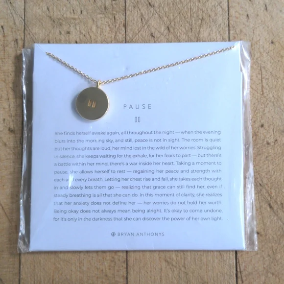BRYAN ANTHONYS Pause Pendant Necklace - Picture 7 of 9